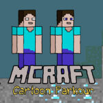 Parkour de dessin animé MCraft